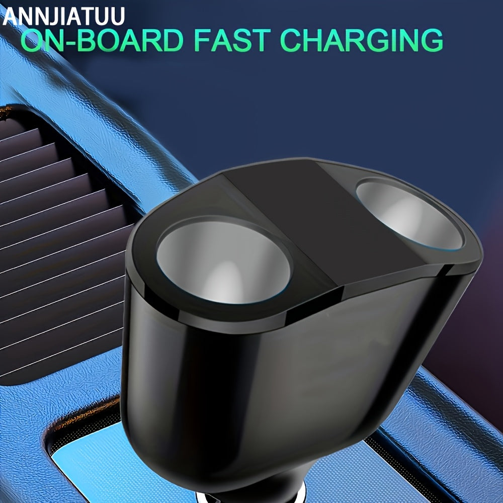 Двойное портовое автомобильное зарядное устройство Быстрая зарядка USB Type-C Адаптер Универсальная совместимость