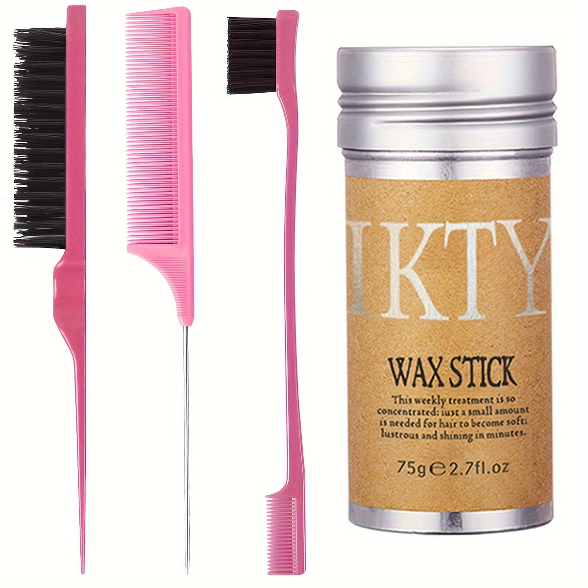 Sochni tozalash uchun 4 dona soch vax stiki va tar to'plami