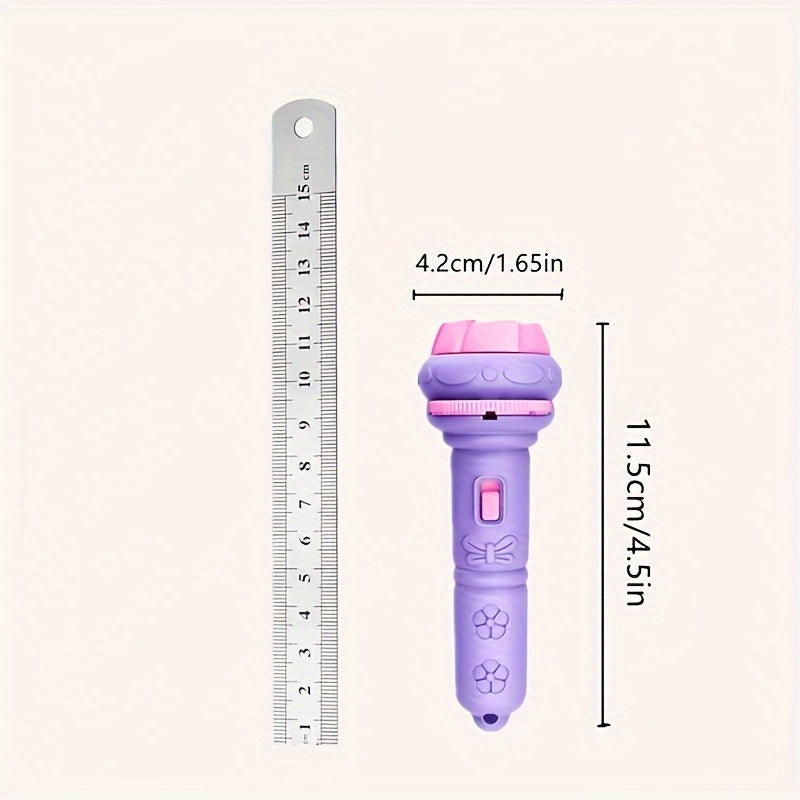 Children's Green Plastic Educational Toy with 56 Pattern Projector for Bedtime