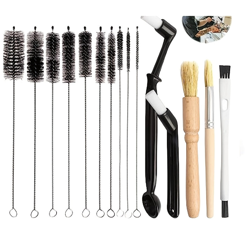 Coffee Machine Cleaning Set with Brushes and Tools for Coffee Grinder and Machine