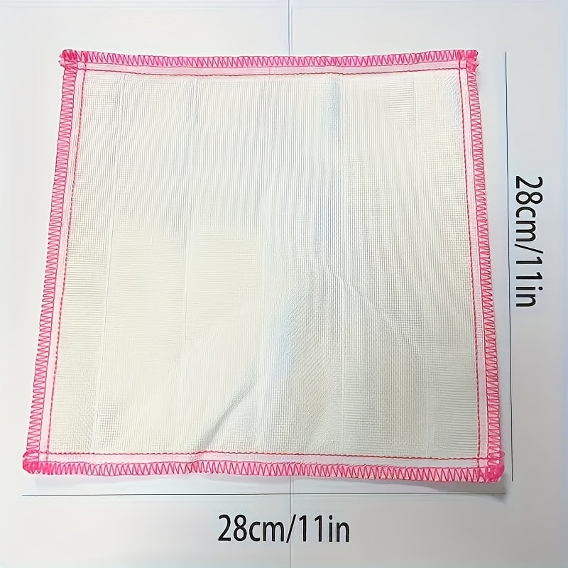 10 dona mikrotoʻlqinli sochiq, yutuvchi, ko‘p maqsadli tozalash matolari