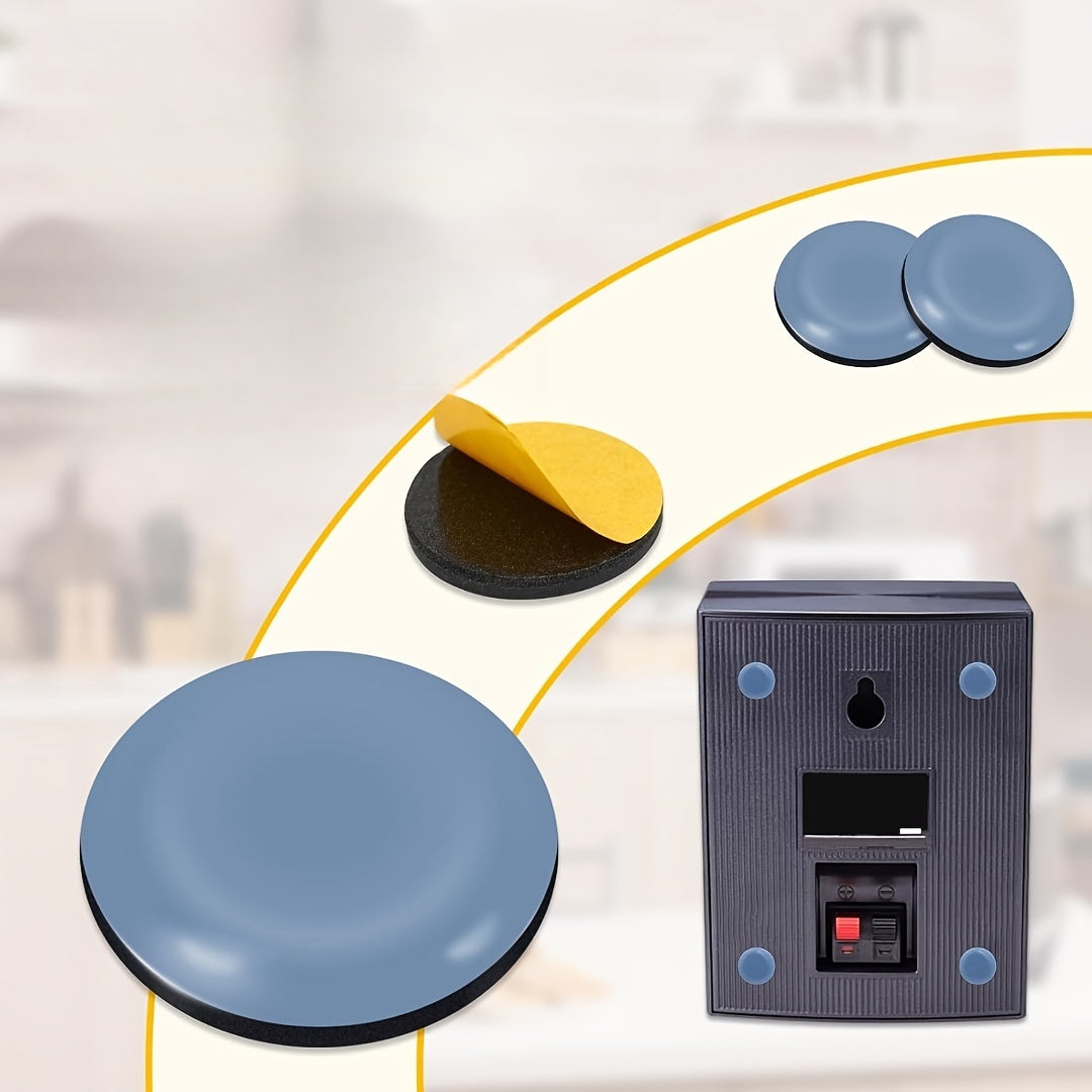 [Eng yaxshi tanlov] 12 ta o'z-o'zidan yopishadigan apparat slayderlari to'plami - Qahva tayyorlagichlar, aralashtirgichlar, havo fritözlari uchun oson harakat. | Shisha, Yog'och, Metall va Plastik bilan mos keladi | Uy va ofis tashkiloti uchun ideal