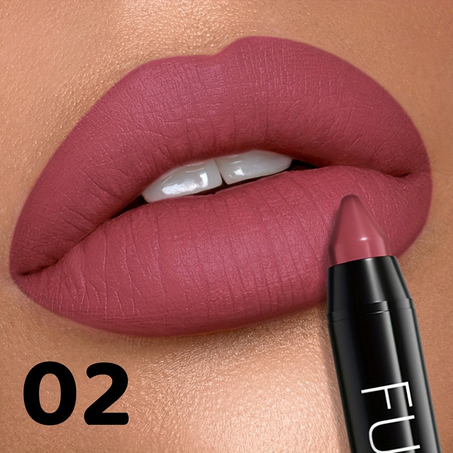 Women Hydrating Lipstick Creamy Texture Waterproof Shades Pink Red Purple