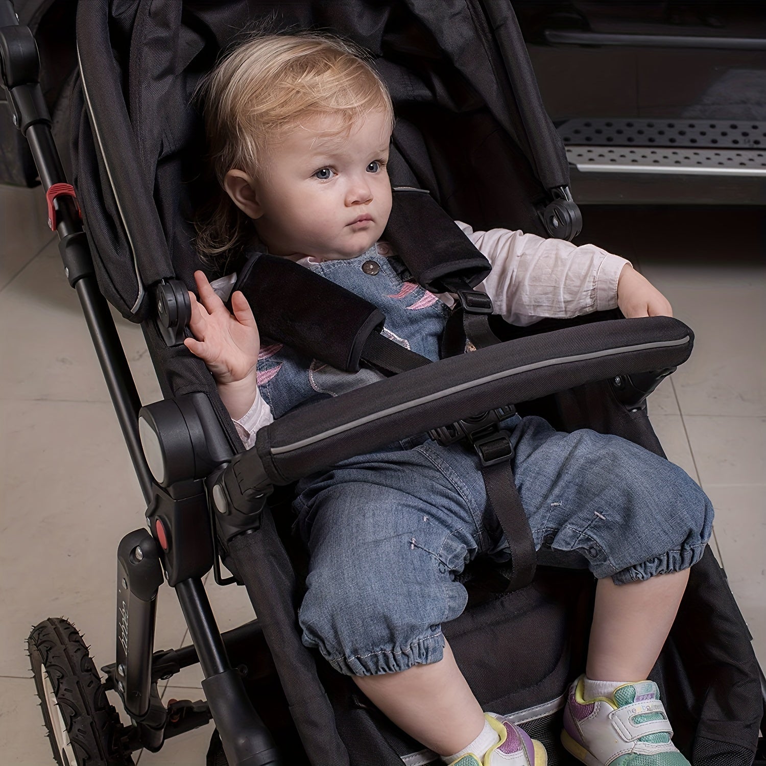 Baby Car Seat Strap Covers Cushy Shoulder Pads for Child Safety and Comfort