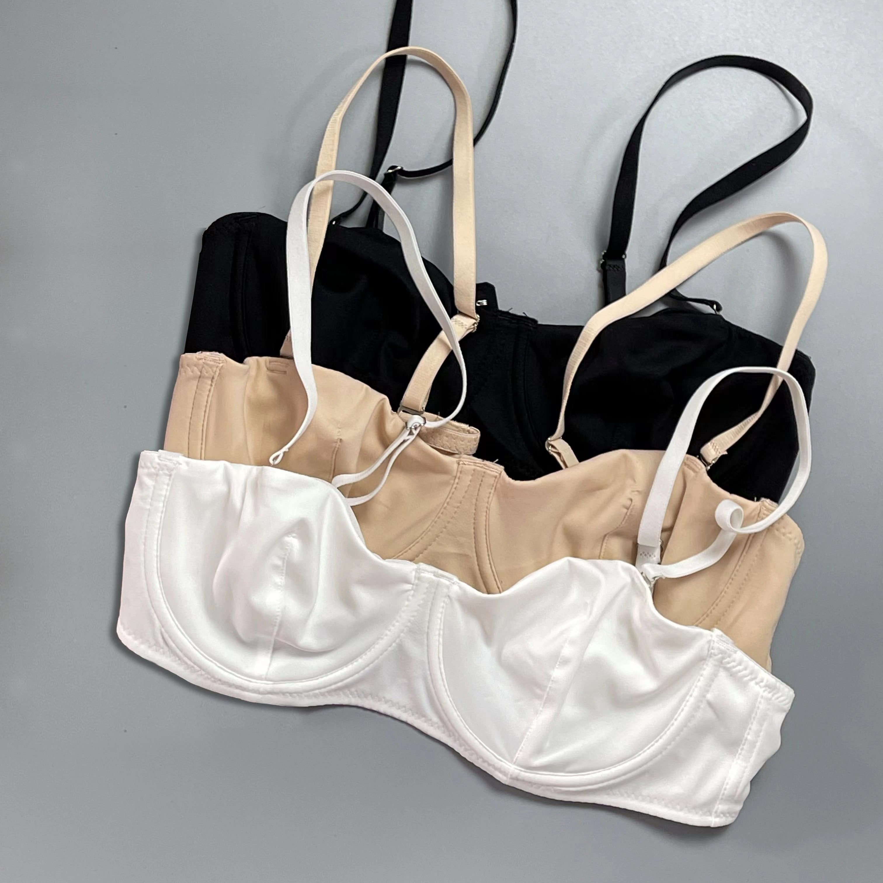 Women's Push-Up Bras Pack of 3 Comfortable Breathable Lingerie