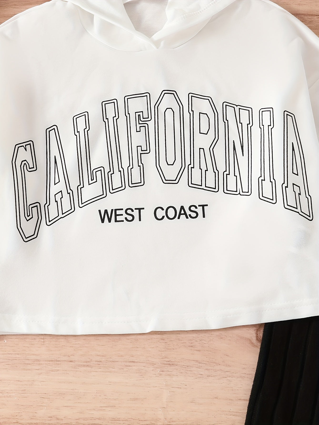 Teen Girls Fall Winter Knit Skirt and Coat Set with Geometric Pattern