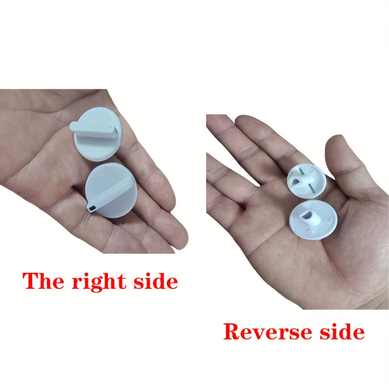 Kuchli dizaynga ega, 0,6 sm D-shaklidagi teshik bilan sovutgich va muzlatgich haroratini sozlash uchun universal plastmassa knopka. Tugma kalitining o'rnini bosuvchi.