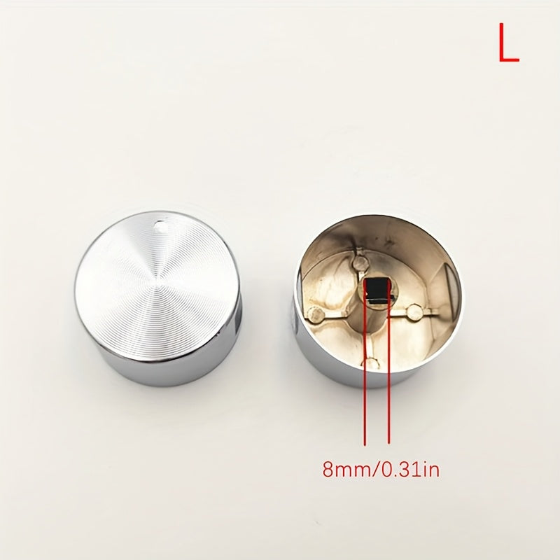 Gaz plitasining metall yondirish knopkasi, quyosh nurlari teksturali tugma bilan, doira shaklidagi tormoz tutqichi, batareyaga ehtiyoj yo'q.