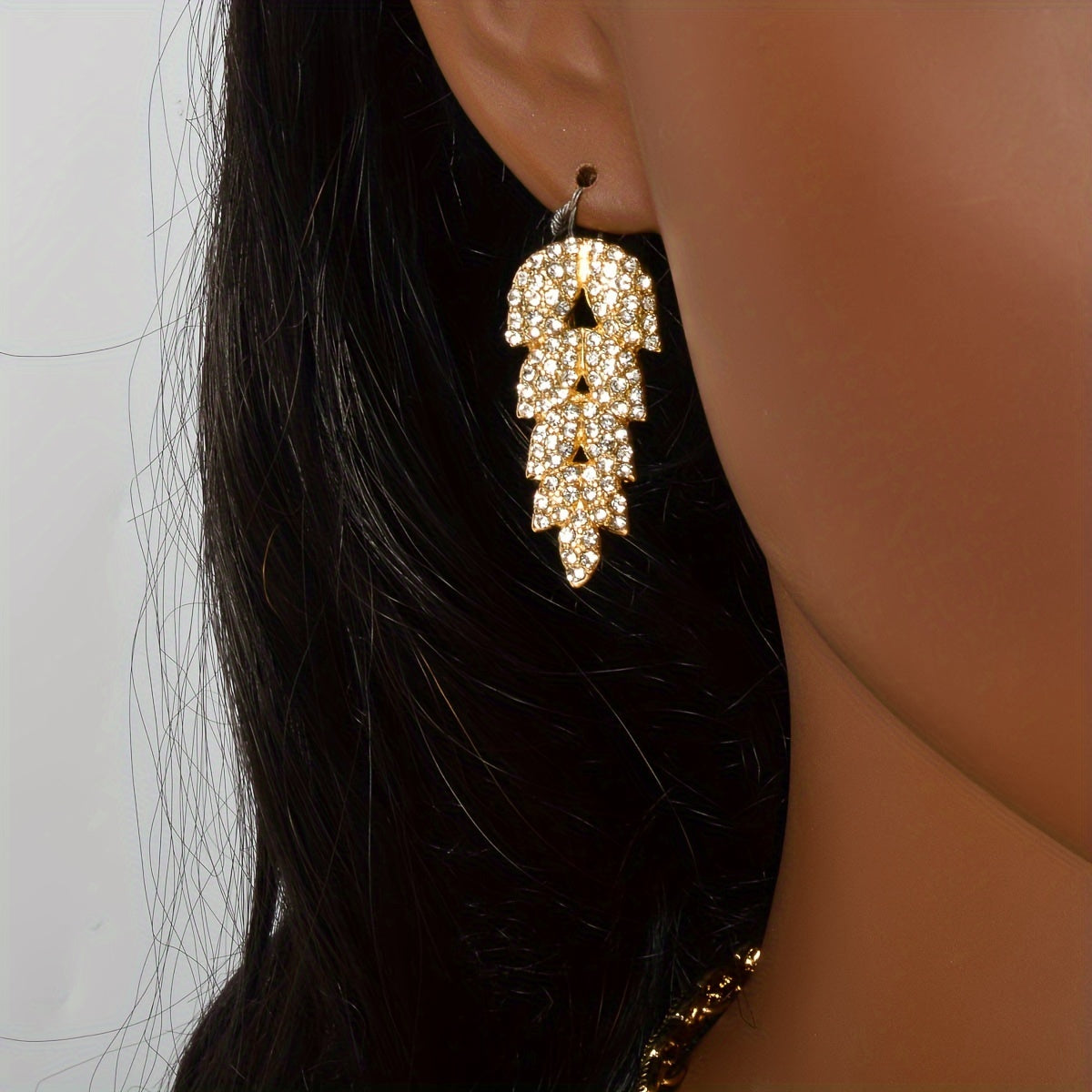 Elegant Flower Theme Jewelry Set for Weddings and Special Occasions Copper and Zirconia