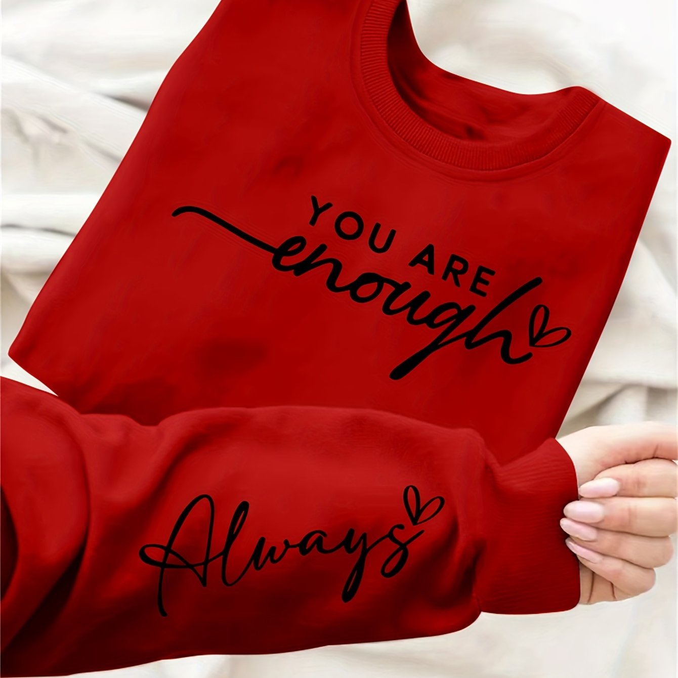 Plus Size Women's Sweatshirt Long Sleeve Crew Neck Fall Winter Casual