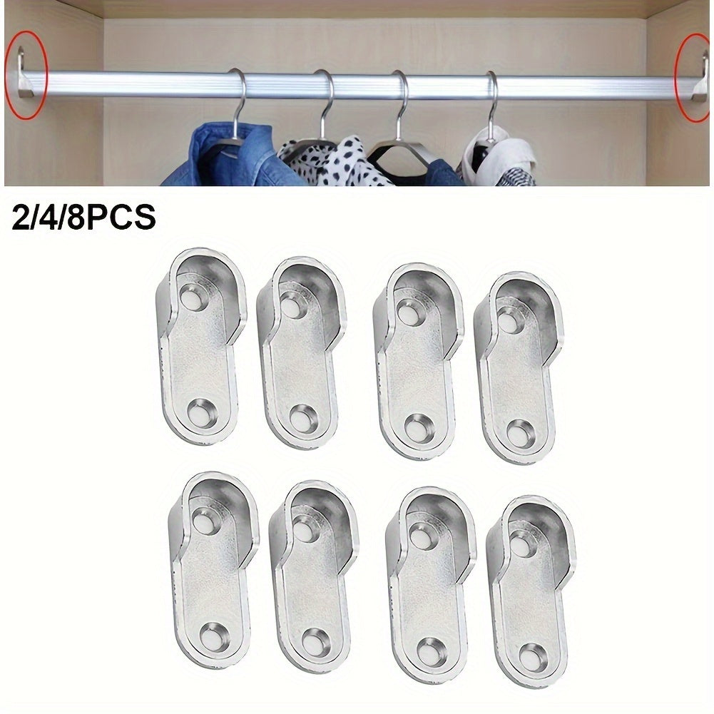 Juego de 2, 4, 8 ganchos duraderos para secar cortinas, para baño, armario, dormitorio, almacenamiento