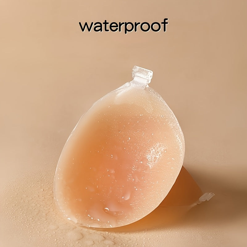 Invisible Silicone Lift Bra Strapless Seamless Push-Up Breathable Non-Woven Lingerie