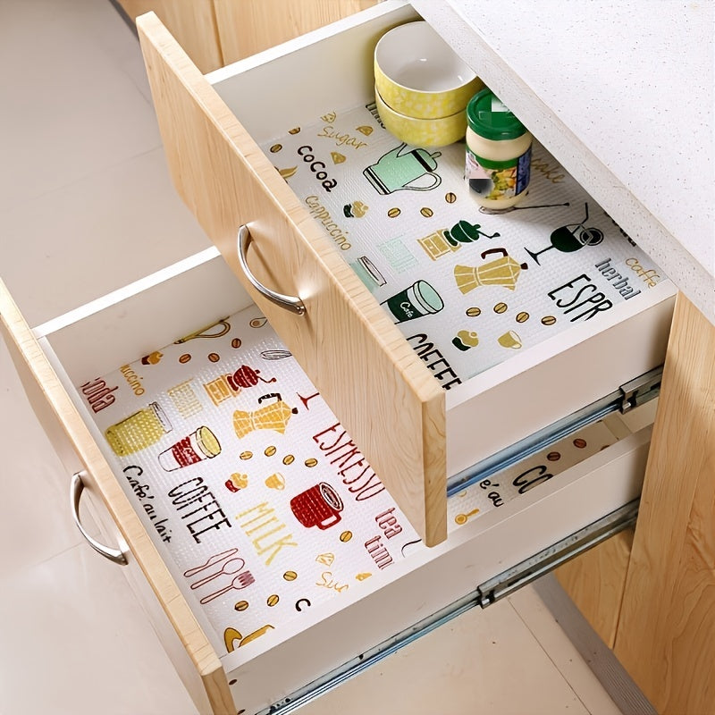 Non-Slip Drawer Pad for Cabinets Wardrobes and Shoe Cabinets Waterproof Dustproof Oilproof Kitchen Mat