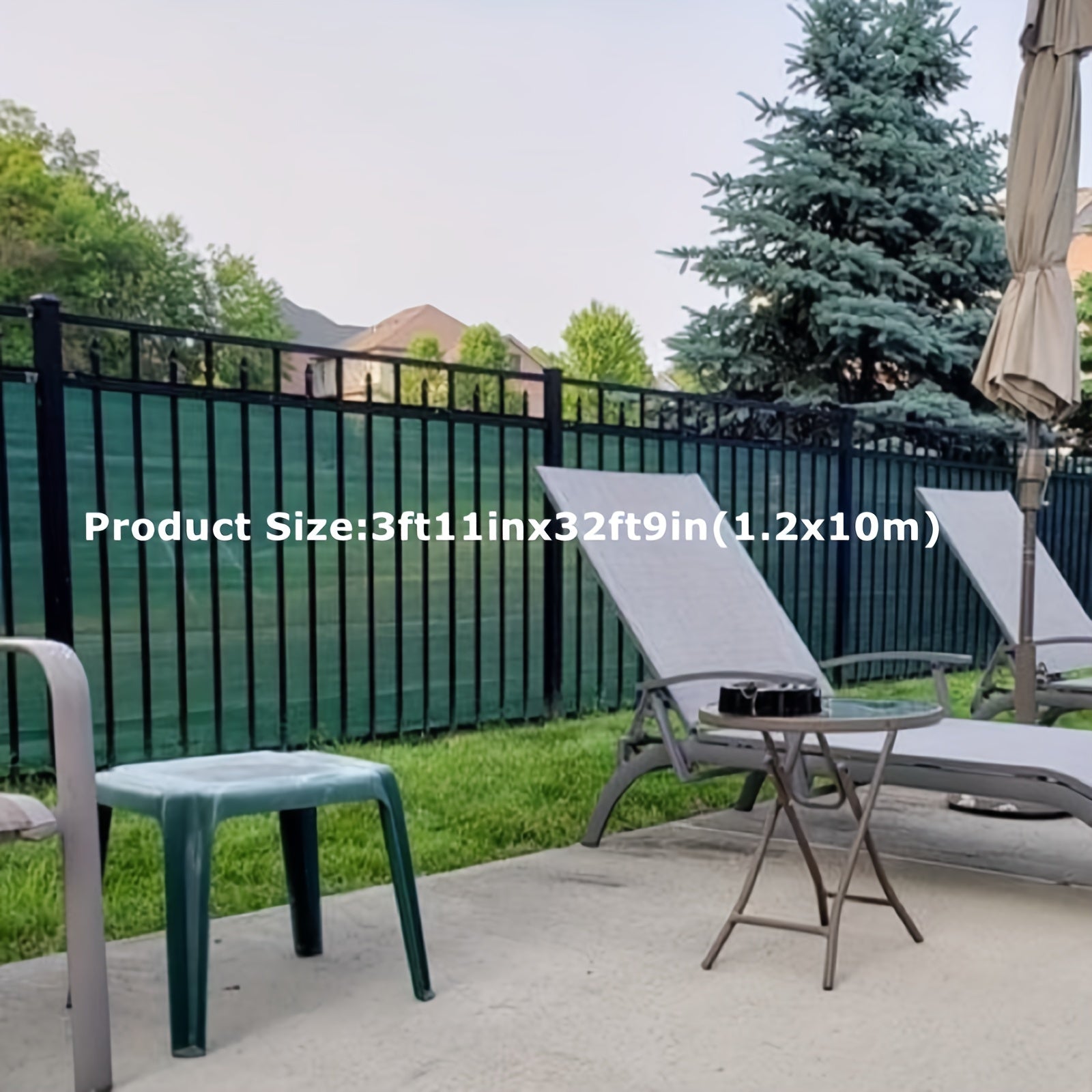 Privacy Fence Screen Mesh for Garden Balcony Yard UV Block Shade Cover 81-90%