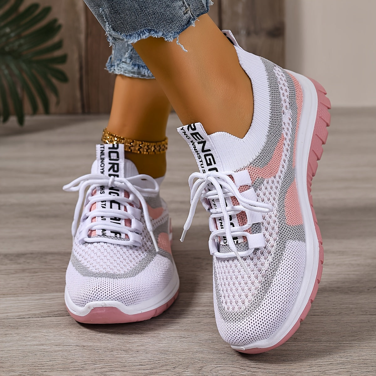 Женские белые повседневные кроссовки легкие с мягкой подошвой, обувь больших размеров противоскользящая