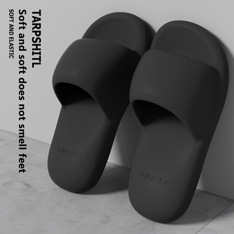 Ayollar paxtadan tayyorlangan ochiq barmoqli shippaklar, yumshoq taglik bilan, yozgi plyaj, bir rangli