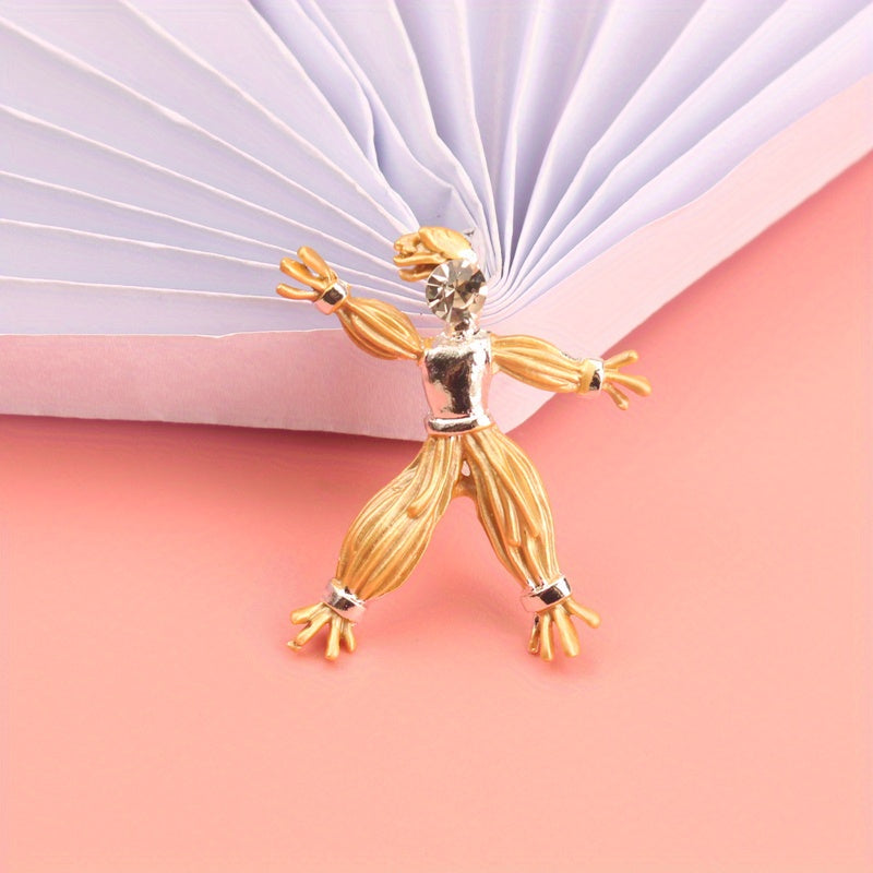 Vintage Gothic Sunflower Brooch Enamel Cartoon Irregular Shape Pin for Women's Coats Hats Shawls