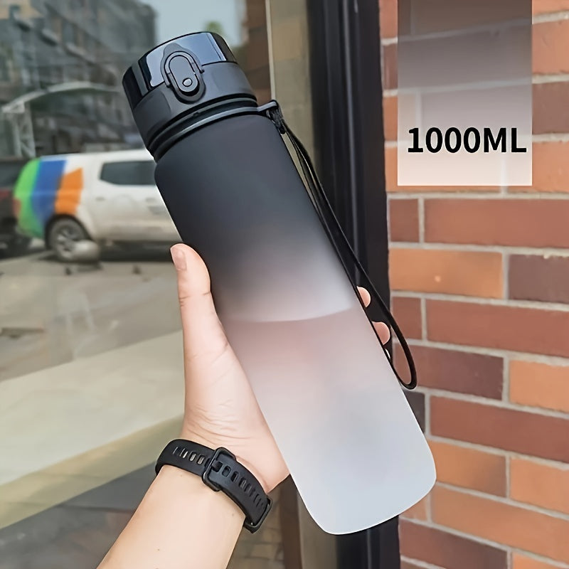 650ml Portable Water Bottle Leakproof Gradient Plastic for Outdoor Travel