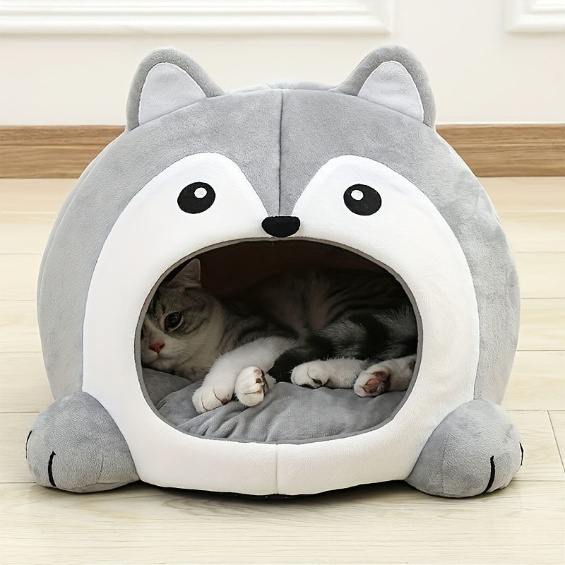 Pet Bed for Puppies and Kittens Soft Cozy Cat and Dog Sleeping Area