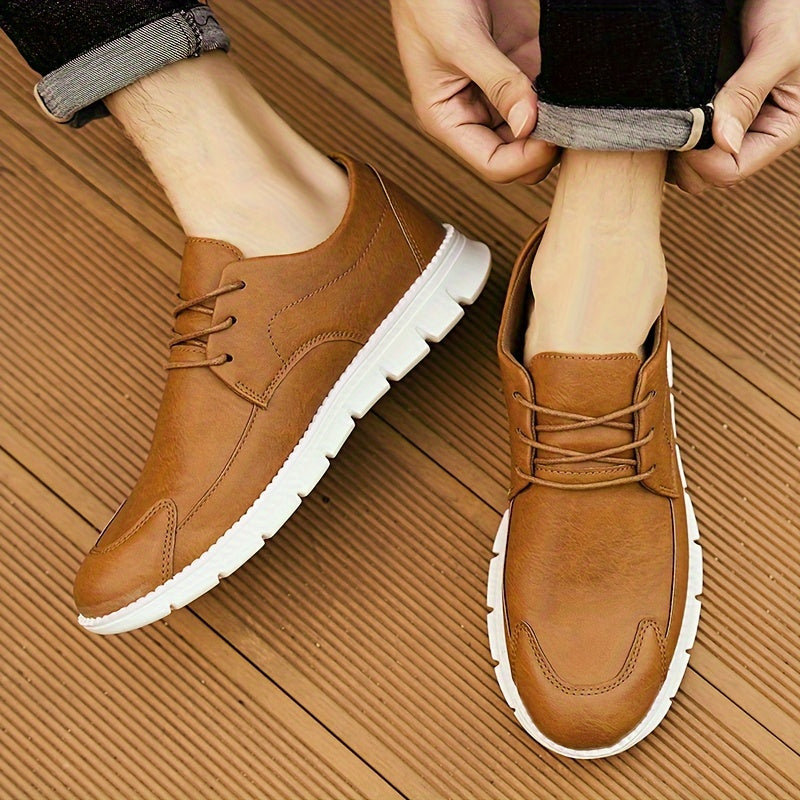 Мужские винтажные повседневные кроссовки с верхом из PU и подошвой из EVA