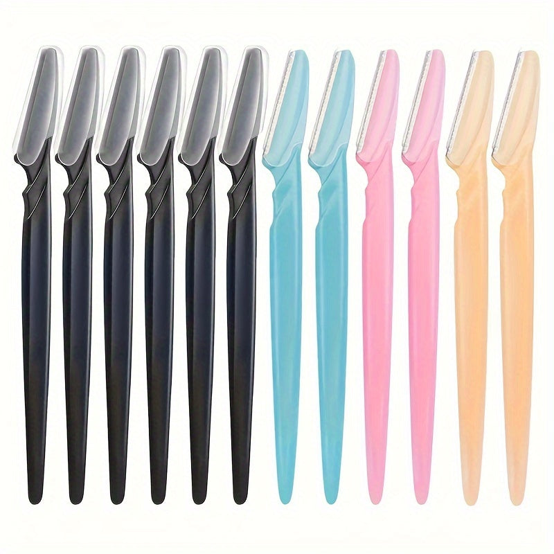 Unisex Eyebrow Razor Kit 3/5/6/12/24pcs Facial Hair Remover Trimmer