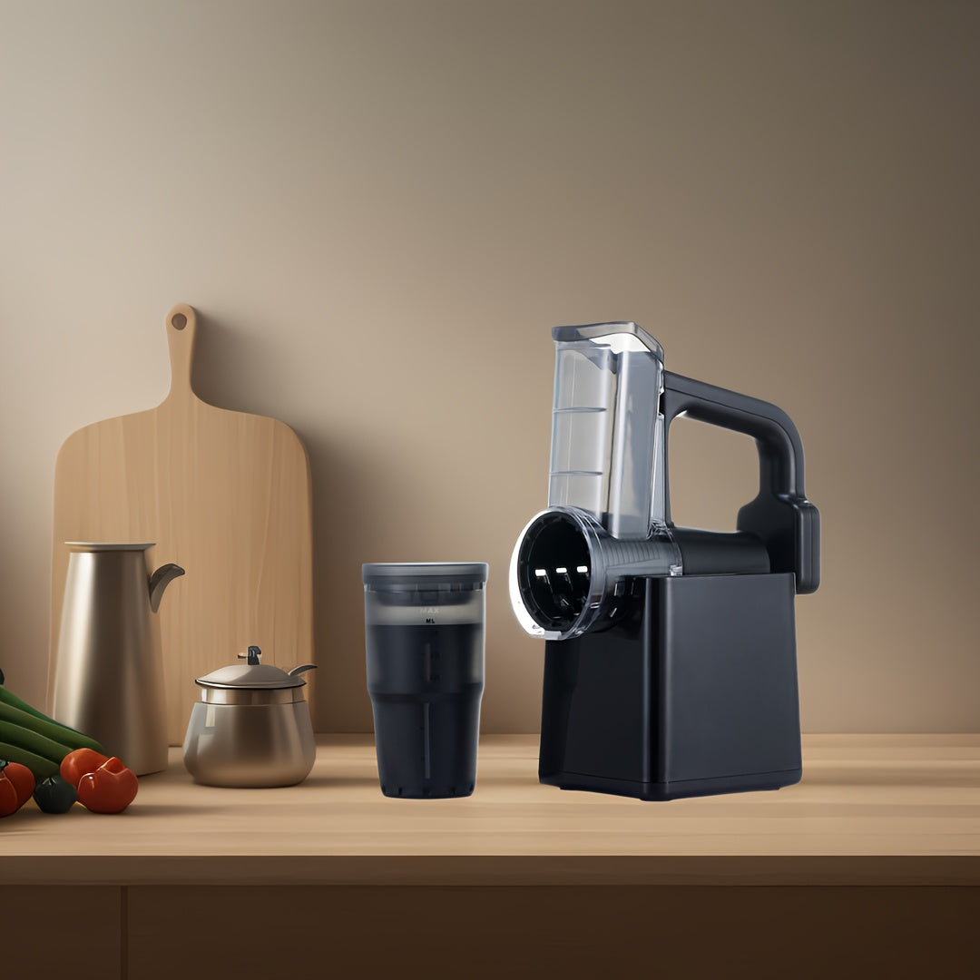 3 ta almashtiriladigan zanglamaydigan po'latdan yasalgan pichoqlari bilan oziq-ovqat sifatidagi materiallardan tayyorlangan simsiz ko'p funksiyali qo'lda elektr sabzavot kesgich. Pishloq, salatlarni maydalash, bo'laklash uchun mukammal.