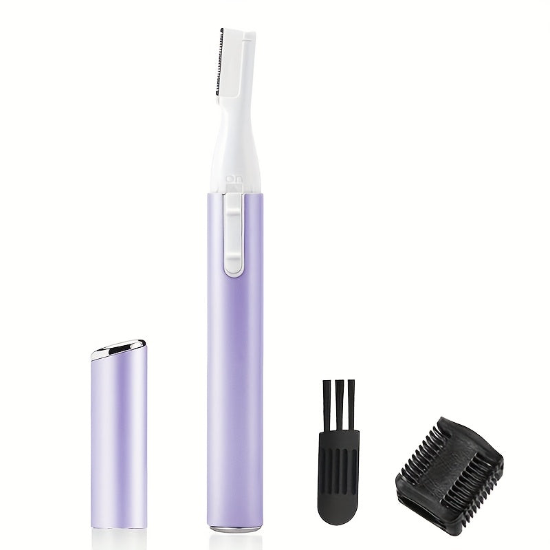 Mini Electric Eyebrow Trimmer for Women Battery Powered Compact Facial Hair Remover