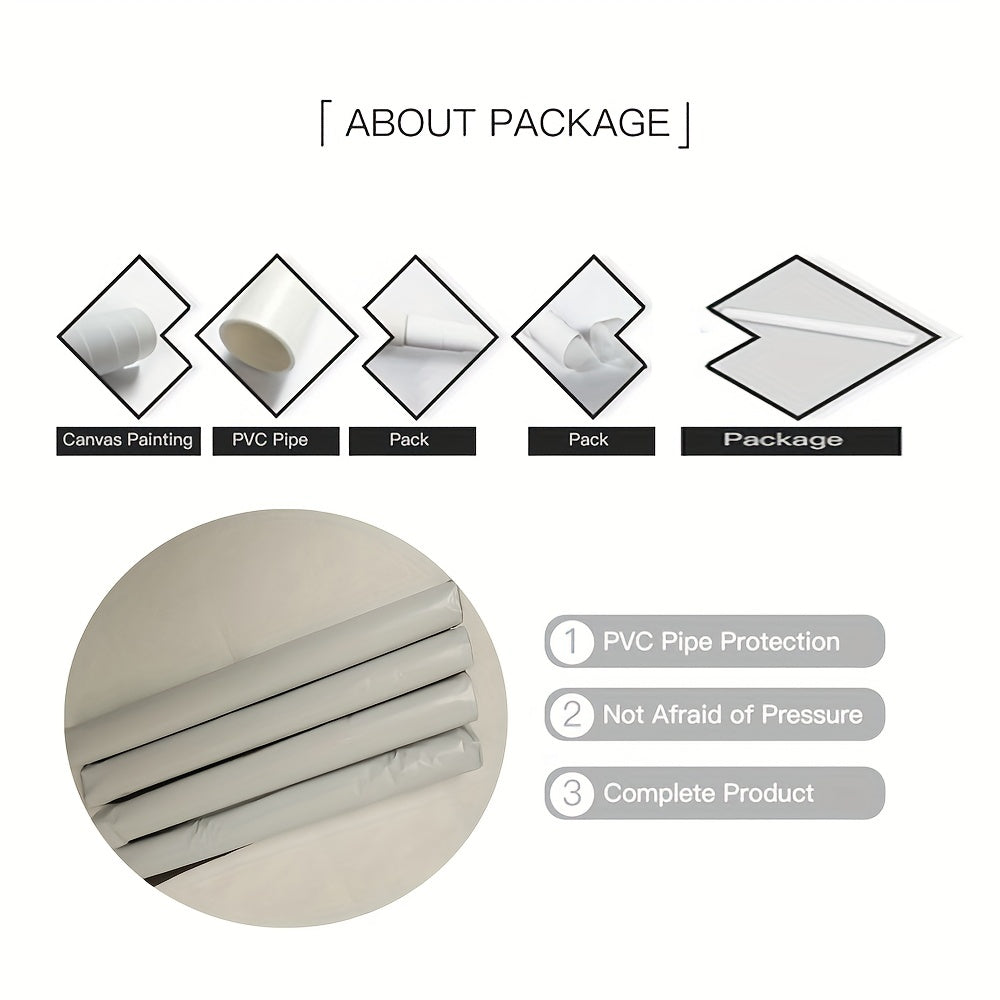 Набор настенного искусства из холста с исламской каллиграфией и мраморным узором, бохо-религиозное домашнее украшение