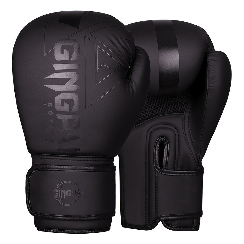 Adult Boxing Gloves for Men and Women Muay Thai MMA Faux Leather 6oz-14oz