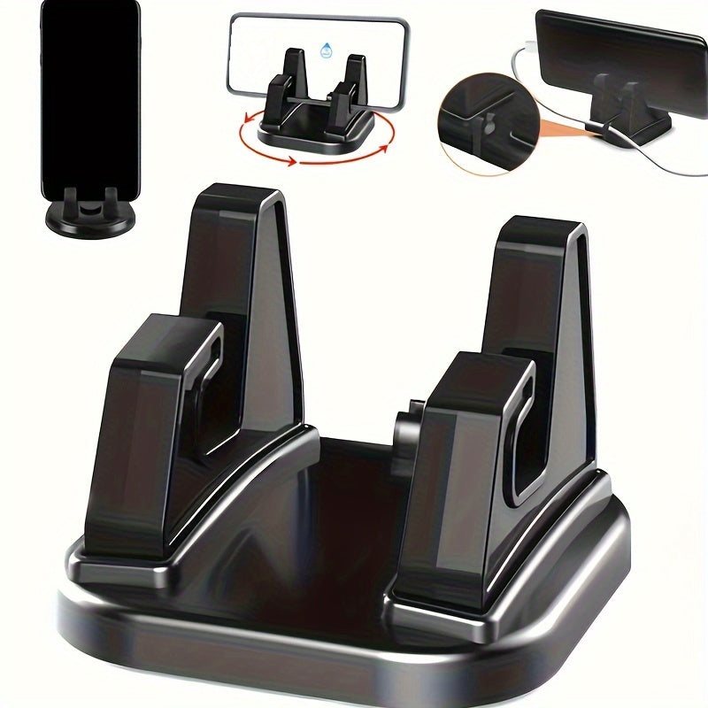 Soporte universal para teléfono de coche de silicona con rotación de 360°