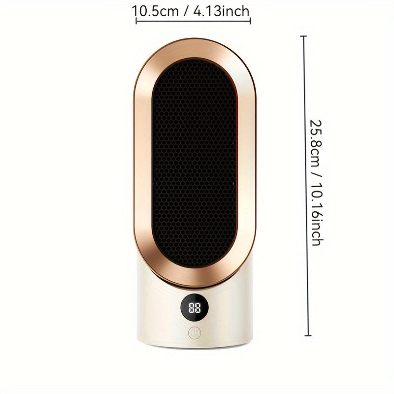 Electric Space Heater Ceramic PTC 800W Overheat Protection Low Noise