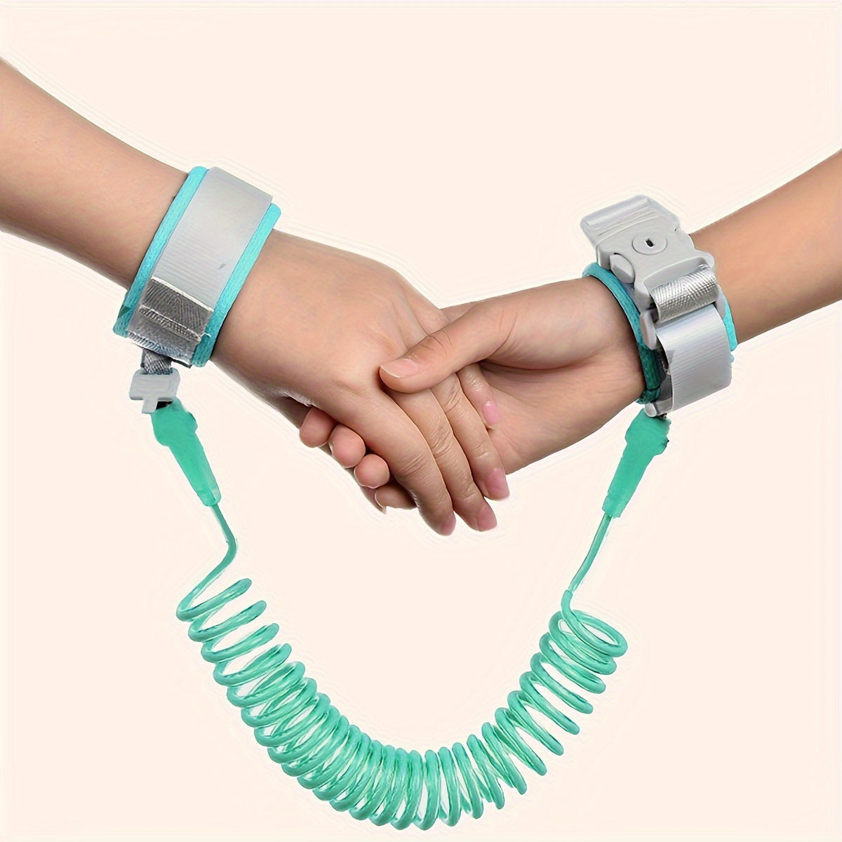 Kids Safety Anti-Lost Traction Wristband with Key Lock