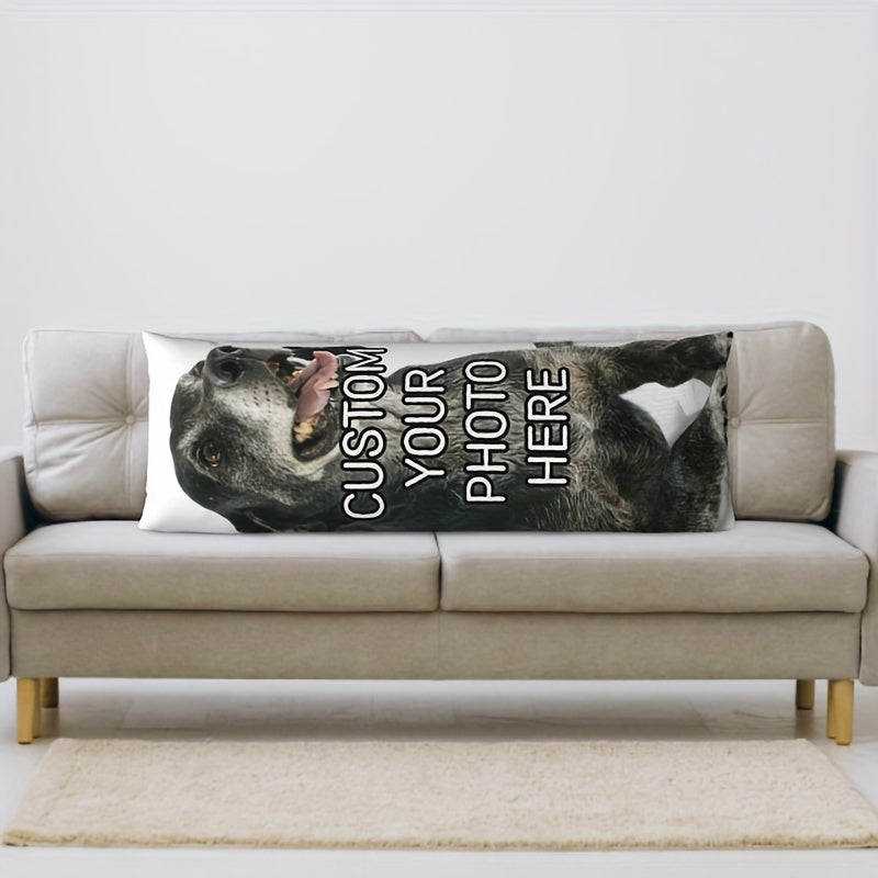 Custom Photo Body Pillowcase 50.8x137.16cm Double-Sided Plush Cover