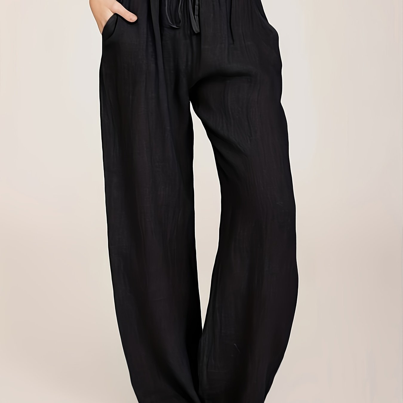 Pantalones sueltos y casuales de algodón para mujer para primavera y verano