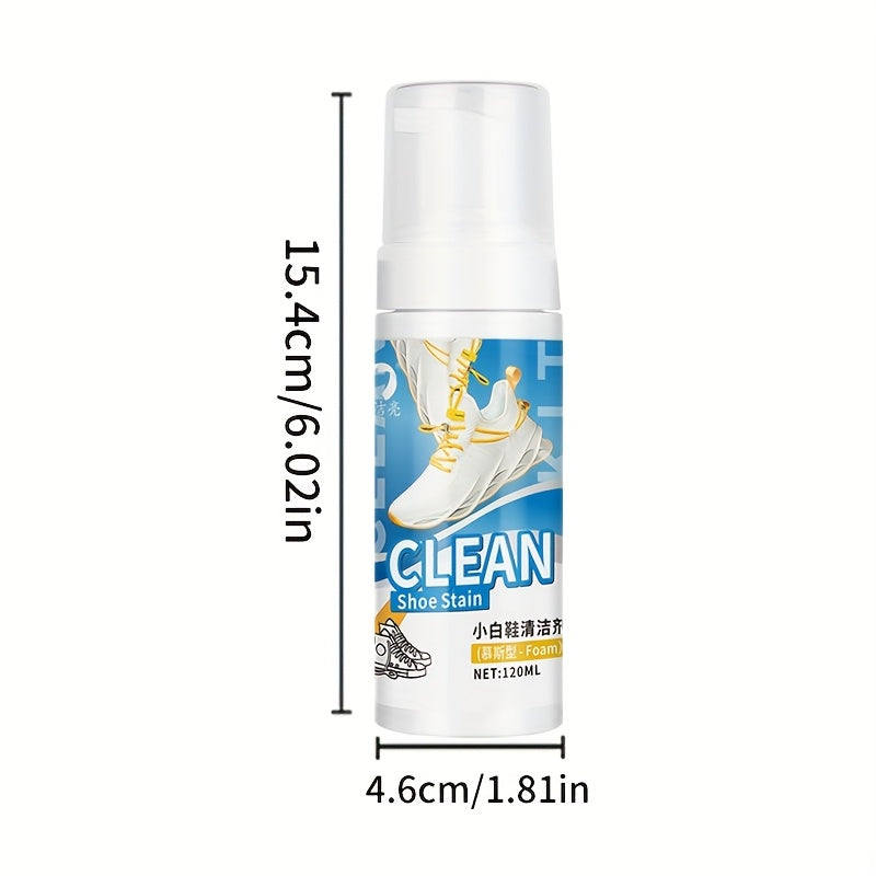Footwear Cleaning Foam for Sneakers 120ml Stain Remover Spray