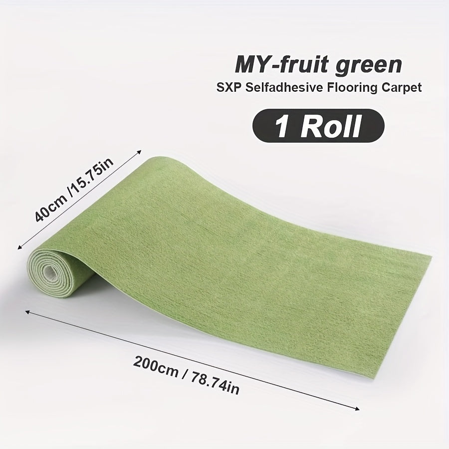 Self-Adhesive Carpet Roll for Bedroom Living Room Bathroom Door Stair Pet Non-Slip Thickened Decorative Mat