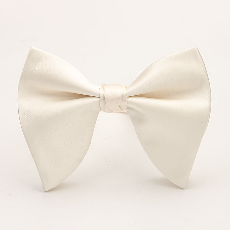 Men's Solid Color Bow Ties for Formal Events and Gifts