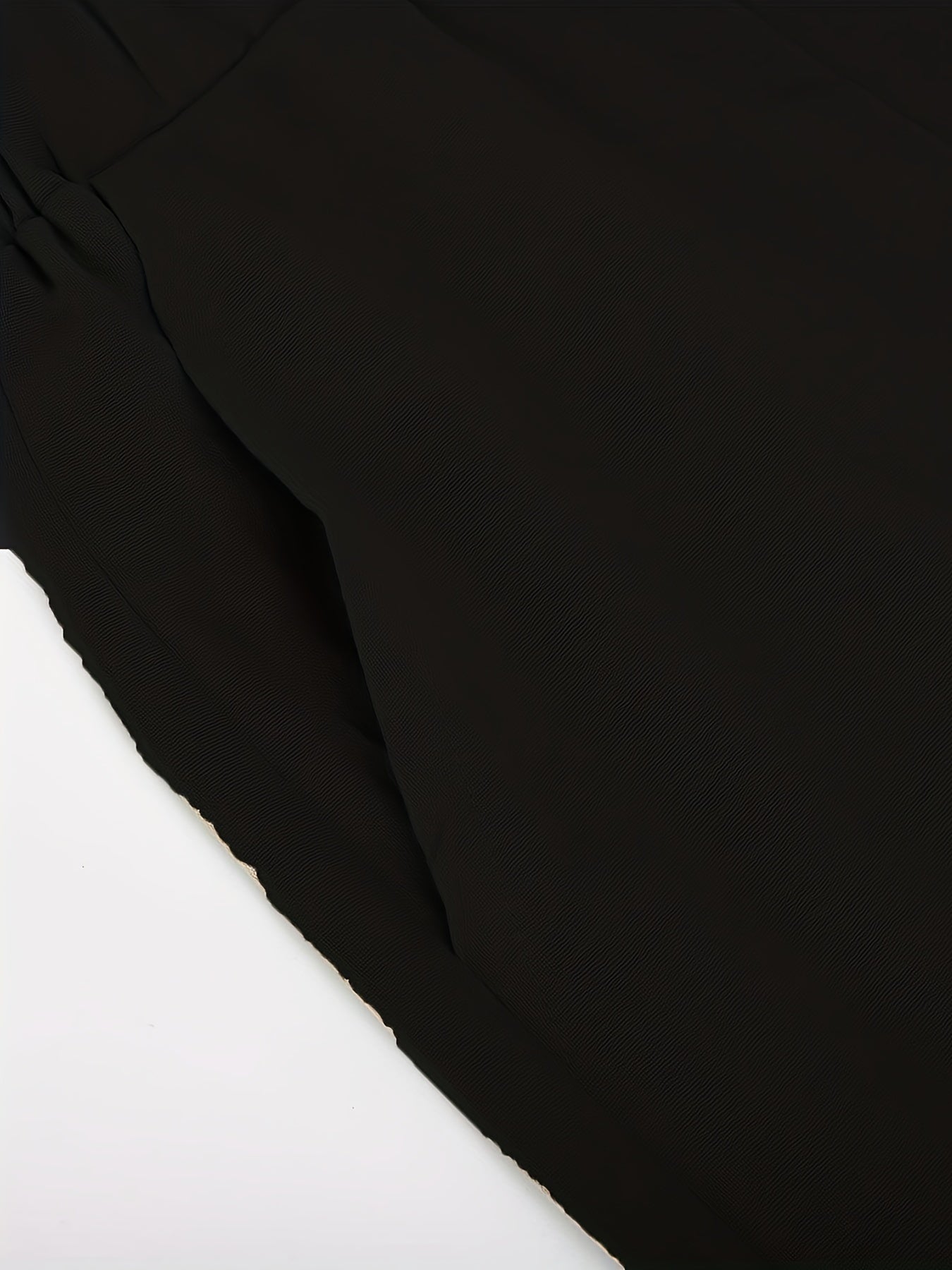 Мужские повседневные хлопковые брюки с выстиранным морщинистым видом свободного кроя, большой размер