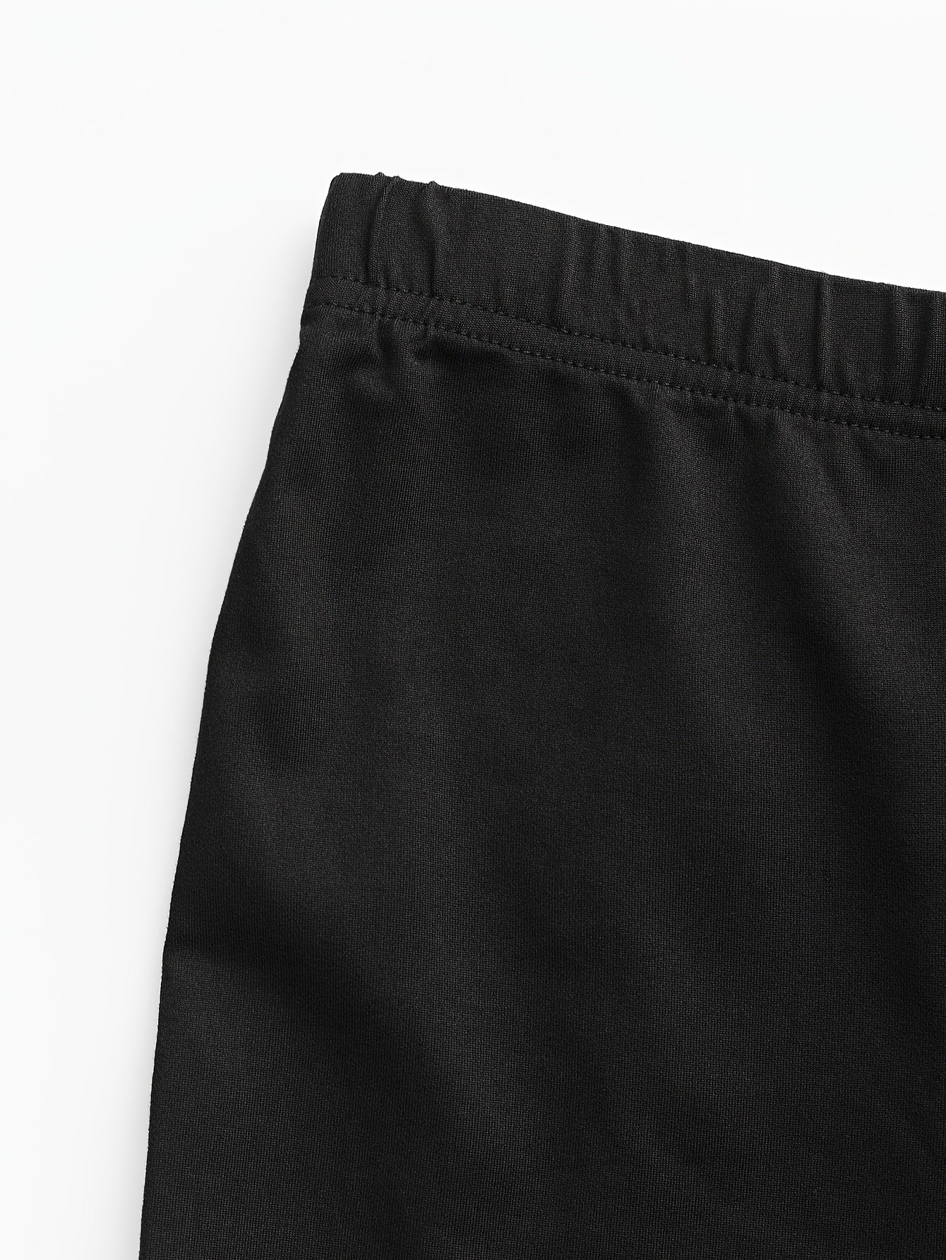 Casual Polyester Capri Pants with Rhinestone Detail and Slit Hem for Outdoor Activities