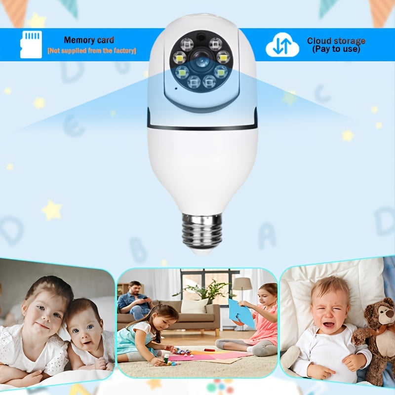 Indoor WiFi Security Camera 480P Pan-Tilt Night Vision Motion Detection