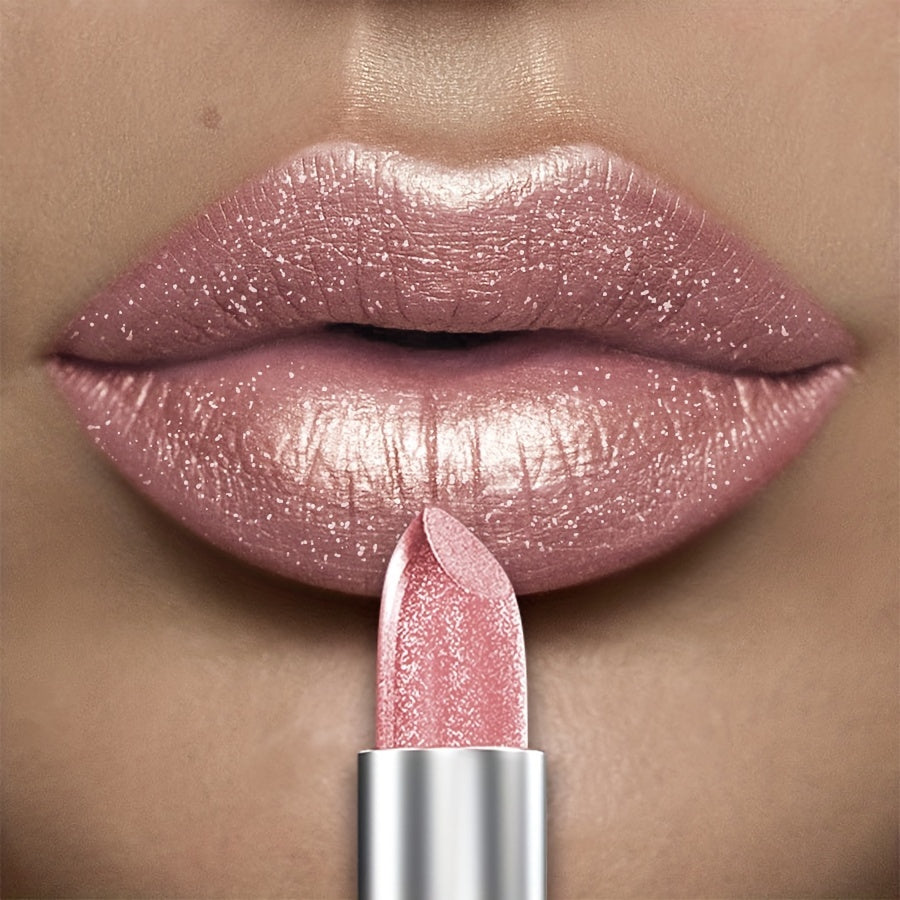 Women's Lipstick Long Lasting Shimmer Coral Lip Gloss Moisturizing