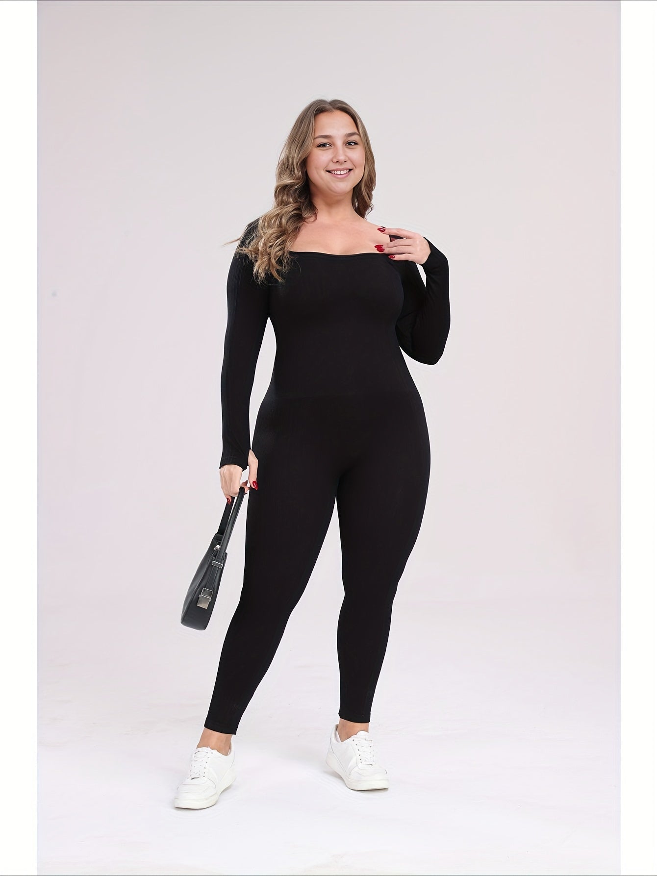 Plus Size Seamless Shapewear Bodysuit for Women Slimming, Yoga, Winter