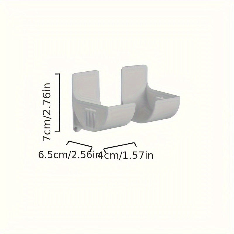 4 ta No-Drill Oshxona Saqlash Racklari - Axlat qoplari, Qog'oz sochiqlar va boshqalar uchun ideal - Muzlatgich, shkaflar va soyabon saqlash uchun ajoyib