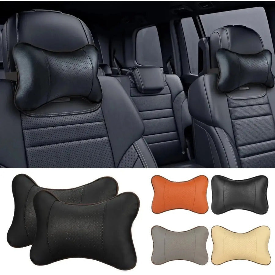 Kids Car Seat Pillow Set with Neck and Bone Support for Four Seasons Comfort