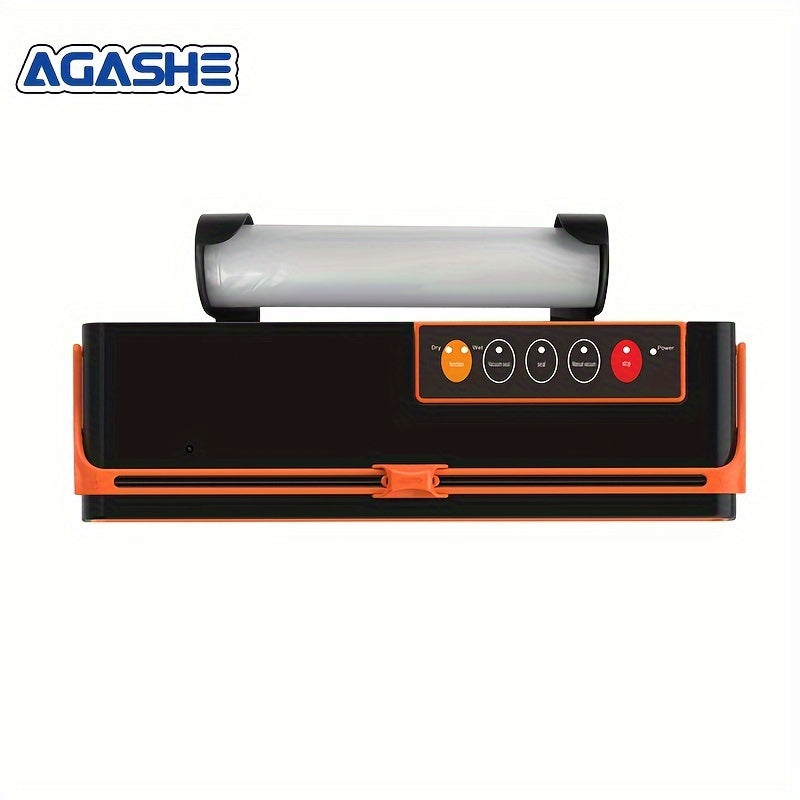 Машина вакуумной упаковки с ножом, режимы для сухих и влажных продуктов, компактный дизайн. Лабораторно протестирована и оснащена светодиодными индикаторами. Съемный регулируемый держатель для пакетов и мощное всасывание для герметизации воздуха.