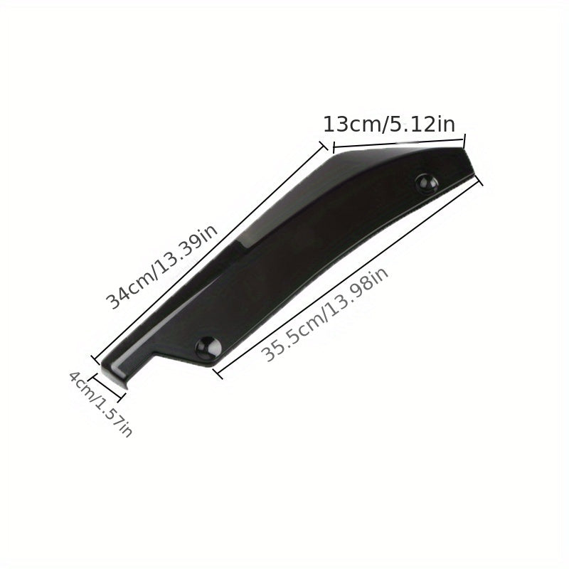Universal Carbon Fiber Front Rear Bumper Lip Spoiler Diffuser Splitter Extension