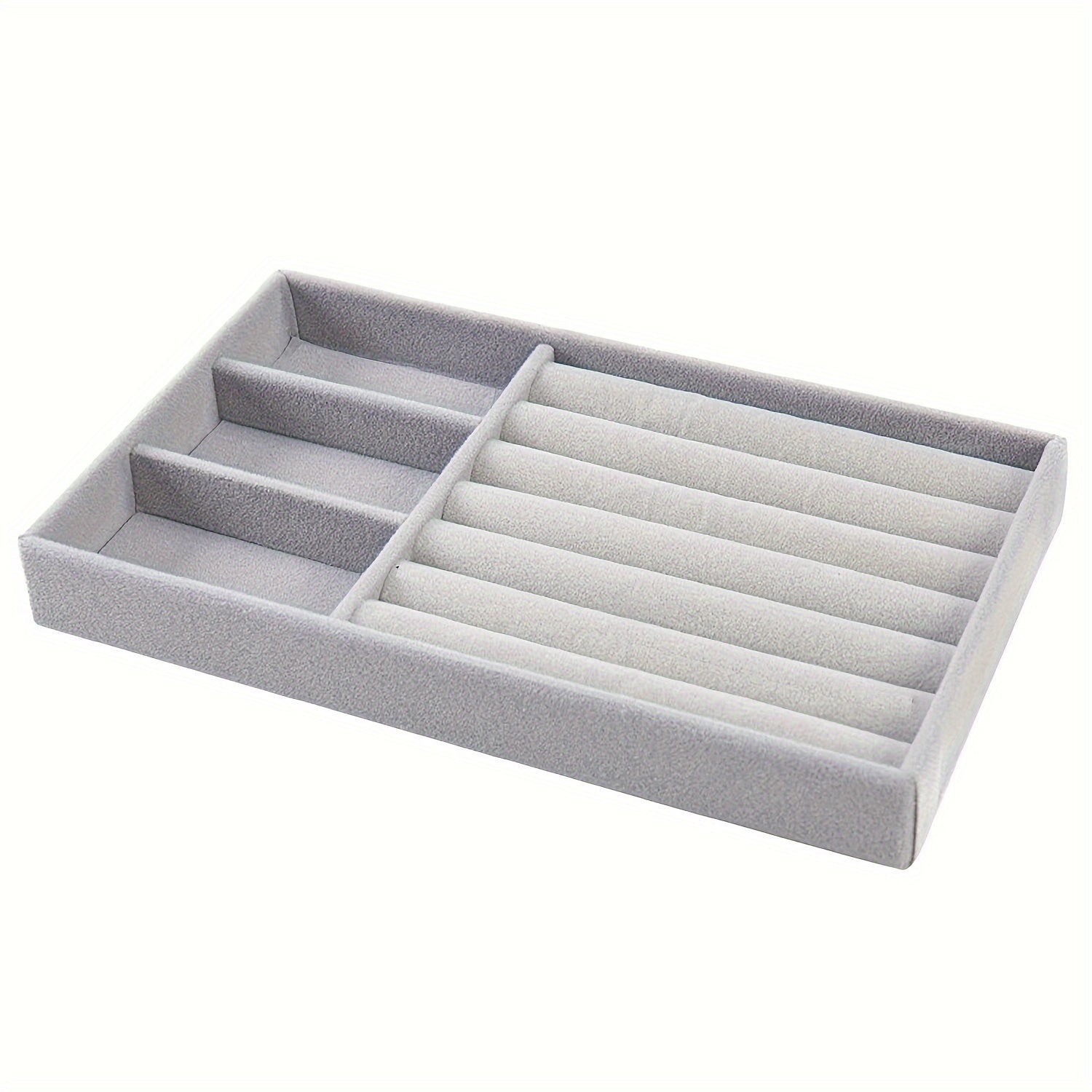 Набор из 6 подставок для украшений, штабелируемых органайзеров для ящиков для серег, колец, ожерелий, браслетов