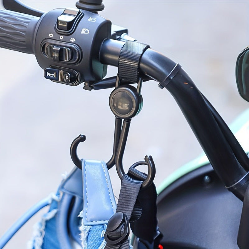 Universal Fit No-Drill Hook Set for Electric Scooters Bicycles and Mobility