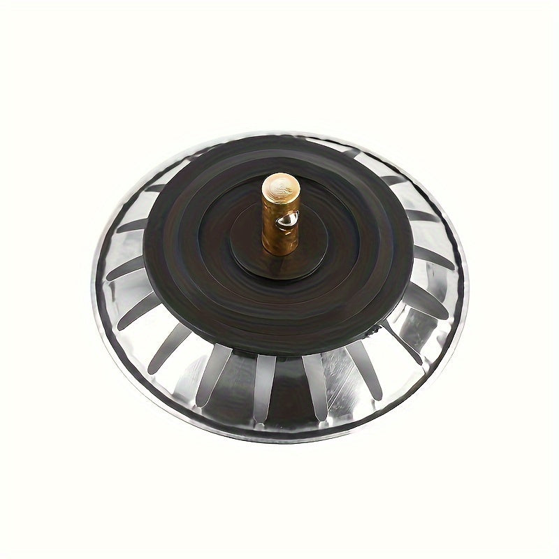 Stainless Steel Sink Plug Durable Unpolished Hair and Waste Collector for Home and RV