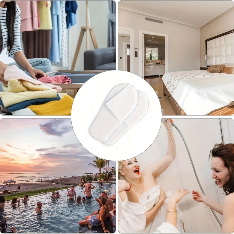 40 juftliklik bir martalik shlyapa, sirg‘almas, yumshoq, nafas oladigan, mehmonxona, uy, sayohat uchun